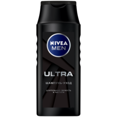 Nivea шампунь-уход Men Ultra Длительная свежесть и чистота, 250 мл