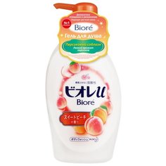 Гель для душа Biore Персиковый соблазн, 480 мл