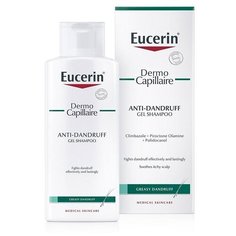 Eucerin Dermo capillaire шампунь-гель против перхоти, 250 мл