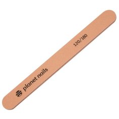 Planet nails пилка для ногтей стандартная Mylar 120/180 грит персиковый
