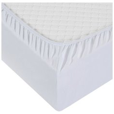 Простыня Миланика ТрикПР Белая, трикотаж ,90x200см. Milanika