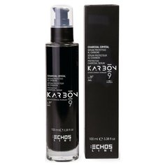 Echos Line Charcoal Cryatal - Защитный угольный флюид для волос, страдающих от химических процедур и стресс-факторов 100 мл Echosline