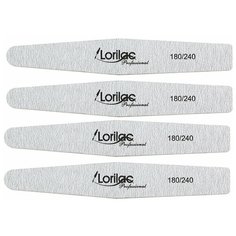 Lorilac / Пилка для ногтей (4шт.), 180/240 грит
