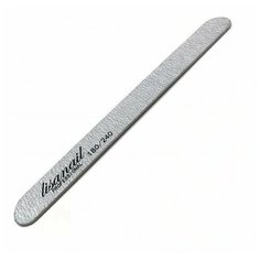 Lisanail пилка прямая для натуральных ногтей 180/240 грит, 20 шт