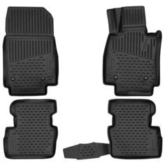 Коврики 3D в салон подходят для MAZDA 2, 2014 - > П.Р., Хб, 4шт. (полиуретан) Element