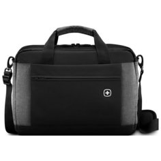 Портфель Wenger 16, черный/серый, полиэстер, 43 x 9 x 31 см, 9 л 601057
