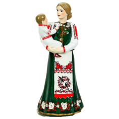 Интерьерная статуэтка Казачка с ребенком (ручная роспись) средняя Vernissage of History