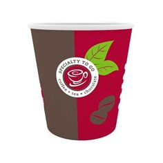 Стакан бумажный 175мл D74 мм 1-сл для горячих напитков COFFE-TO-GO 100 шт/уп Huhtamaki
