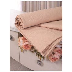 Покрывало декоративное стёганое FLAUM HOME COLOR BEIGE, 200x240