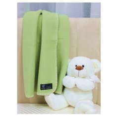 Плед детский Klippan из новозеландской шерсти "Merino салатовый" 65х90 см