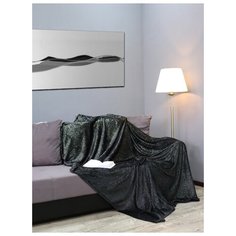 Плед Absolute TF FNL BLK-SL 1520 s-мазки Tex Republic