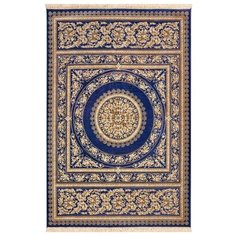 Ковер бельгийский Kover.ru BRILLIANCE V143-NAV, Вискоза 1.5x0.8