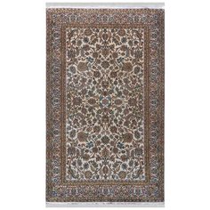 Ковер коллекции «Kashmir Silk 24х24s 2.6» MS 100 CREAM 96 х 163 см 40017 . Kover.Ru