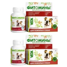 Фитомины Функциональный корм для пожилых собак, 50г, 2шт,VEDA