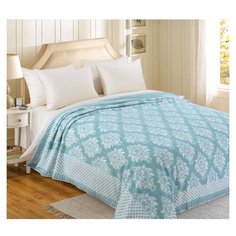 Плед махровый Версаль Ментол 150х220, 100% хлопок Текс Дизайн