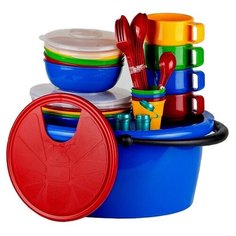 Набор посуды SOLARIS S1403 на 4 персоны в контейнере