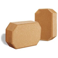 Блоки для йоги, пенные восьмиугольные, бежевые, 23х15х7.5, 2 шт. Icon