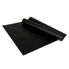 Коврик для фитнеса и йоги ICAN IYM-101, PVC, 173x61x0,3 см, черный