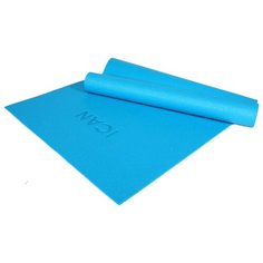 Коврик для фитнеса и йоги ICAN IYM-101, PVC, 173x61x0,3 см, синий