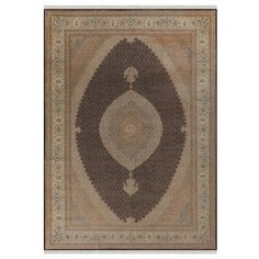 Ковер иранский Kover.ru TABRIZ MAHI 808-1-IR, шерсть 3,5 х 5 м