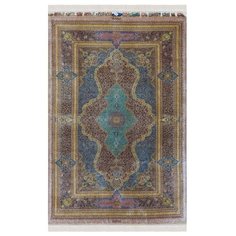 Ковер иранский Kover.ru QOM 14-279-IR JAMSHIDI, шелк 1,35 х 2 м