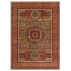 Ковер пакистанский Kover.ru MAMLUK FINE RED-RED(273X375), шерсть 2,73 х 3,75 м