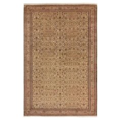 Ковер индийский Kover.ru KASHMIR SILK 24Х24XXL 2.6 ALLOVER BEIG, шелк 3,63 х 5,51 м