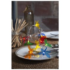 Гирлянда светодиодная FUNLIGHT стрекозы, на батарейках, длина - 1,65 м, цвет - разноцветный, 726-87 Star Trading