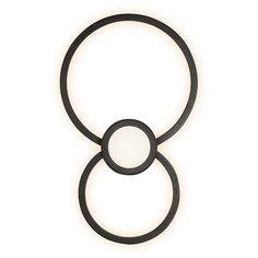 Настенно-потолочный светодиодный светильник iLedex Galaxy X046124 24W 3000K BK