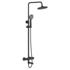 Душевая система Orange Thermo T02S3-911b, черная