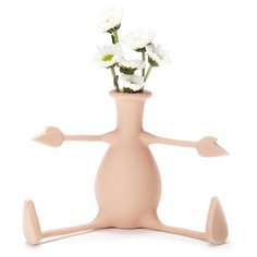 Ваза для цветов Peleg Design с гибкими ручками Florino персиковая (PE557)