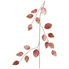 Гирлянда РАССВЕТНЫЕ ЛИСТЬЯ, полиэстер, розовая, 120 см, Kaemingk 612263