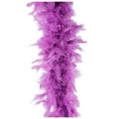 Гирлянда БОА ИЗ ПЕРЬЕВ, 184 см, цвет: сиреневый, Kaemingk 728692
