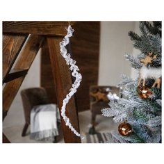 Гирлянда-подвеска ЗВЁЗДНЫЕ КРИСТАЛЛИКИ, акрил, прозрачная, 90 см, Kaemingk 520067