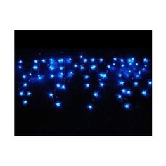 Гирлянда СОСУЛЬКИ 100 синих LED-ламп, 2х0.5+1.5 м, коннектор, прозрачный провод, уличная, SNOWHOUSE OIC100LSE-B-T-I4