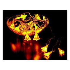 Гирлянда КОЛОКОЛЬЧИКИ, 20 желтых микроламп, 2+1,5 м, прозрачный провод, SNOWHOUSE BLD020W-SB