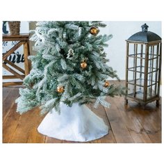 Снежное покрывало с глиттером для основания ёлки, 150 см, Kaemingk 472063