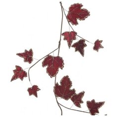 Гирлянда КЛЕНОВЫЕ ЛИСТЬЯ, красная, 110 см, Kaemingk 611305