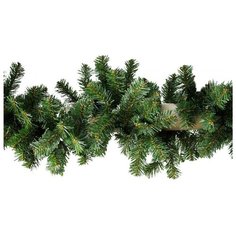 Гирлянда РОЖДЕСТВЕНСКАЯ 13 темно-зеленая, хвоя - PVC, 270х23 см, MOROZCO ГР-13