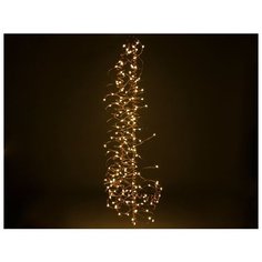 Гирлянда КОНСКИЙ ХВОСТ, 100 экстра тёплых белых LED-огней, 10*1 м+5 м, медный провод, уличная, Koopman International AX8