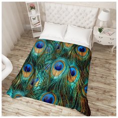 Покрывало "Перо павлина", Евро Сирень