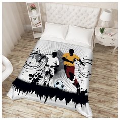 Покрывало "Футбол". Евро Сирень