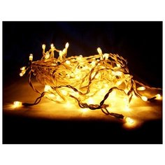 Гирлянда СОСУЛЬКИ 100 прозрачных микроламп (рис), 2х0.32 м, белый провод, SNOWHOUSE