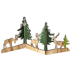 Оконная декорация ФОРРЭСТИ - ОПУШКА, дерево, 43 см, Boltze