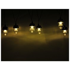 Гирлянда-проектор ТАНЕЦ СНЕЖИНОК, тёплых белых LED-ламп, проекция на 1.5 м2, 2.5+5 м, уличная, Kaemingk