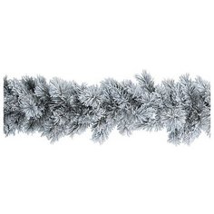 Гирлянда хвойная ВАНКУВЕР заснеженная, хвоя - леска+PVC, 270х24 см, Kaemingk