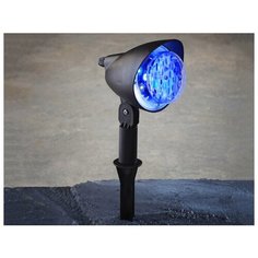 Светодиодный проектор ВОЛШЕБНЫЕ СНЕЖИНКИ, бело-синий цвет, 31 см, уличный, Edelman