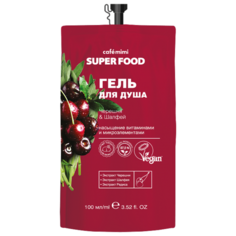 Гель для душа Cafe mimi Super food черешня & шалфей, 100 мл