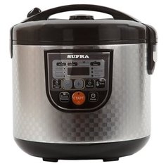 Мультиварка SUPRA MCS-5115 5 л, с электронным управлением, антипригарной чашей, 10 автопрограммами, функцией "Мультиповар" и отложенным стартом, 860 Вт