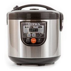 Мультиварка SUPRA MCS-5114 5 л, с антипригарной чашей, электронным управлением, 10 автопрограммами, функцией "Мультиповар" и отложенным стартом, 860 Вт